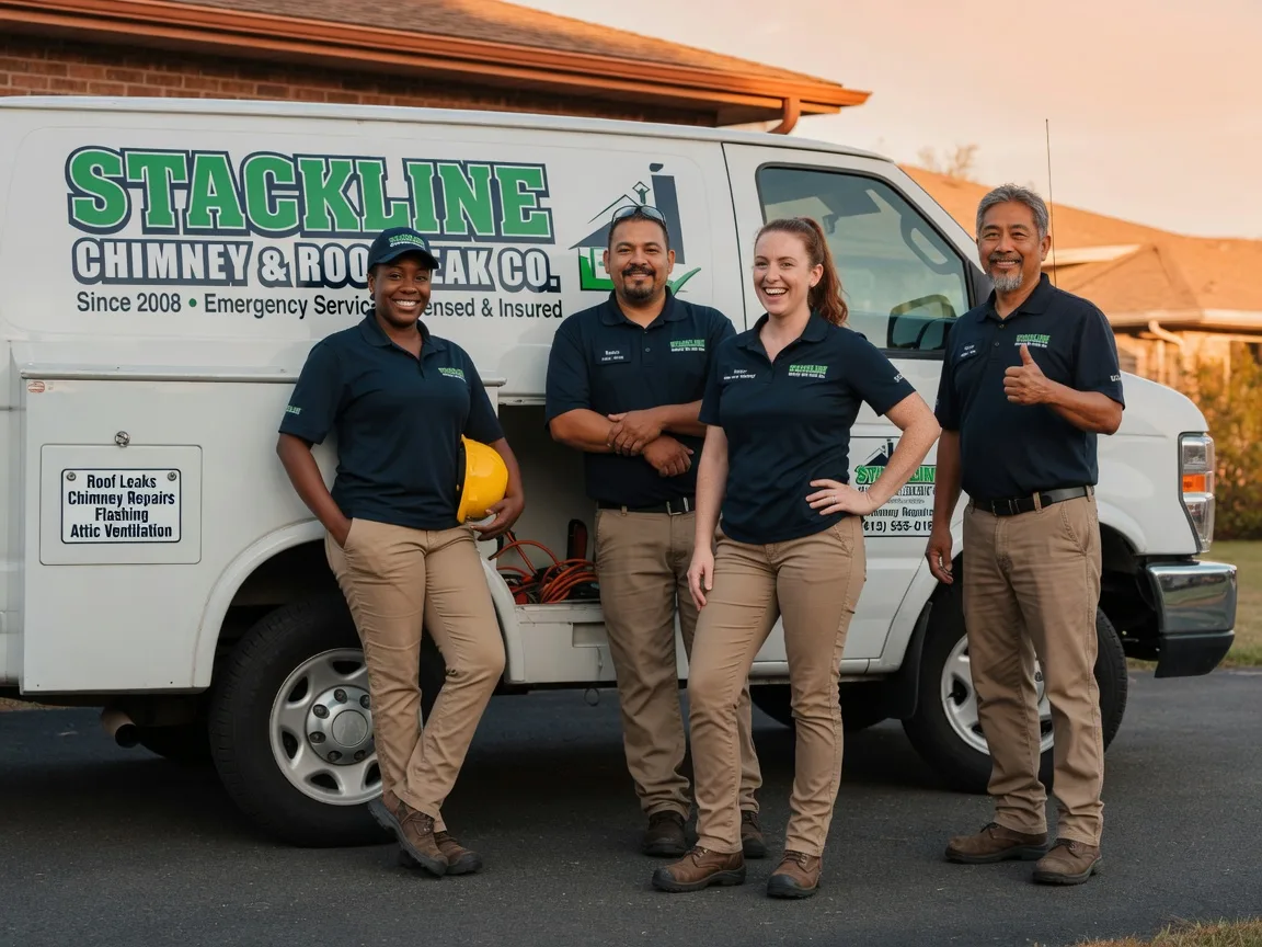Chimney flashing repair company in Fountain, MI